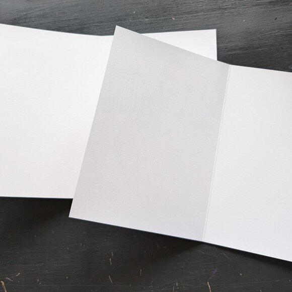 Little Witchling in Her Garden - Set of 2 Art Print Greeting Cards - Picture 4 of 5